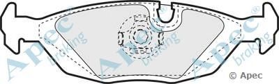 APEC BRAKING pad404 -  Комплект тормозных колодок, дисковый тормоз